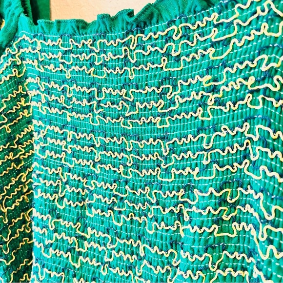 Dahlia Dress Duple Free People Floral Embroidered Boho Large - Picture 7 of 12